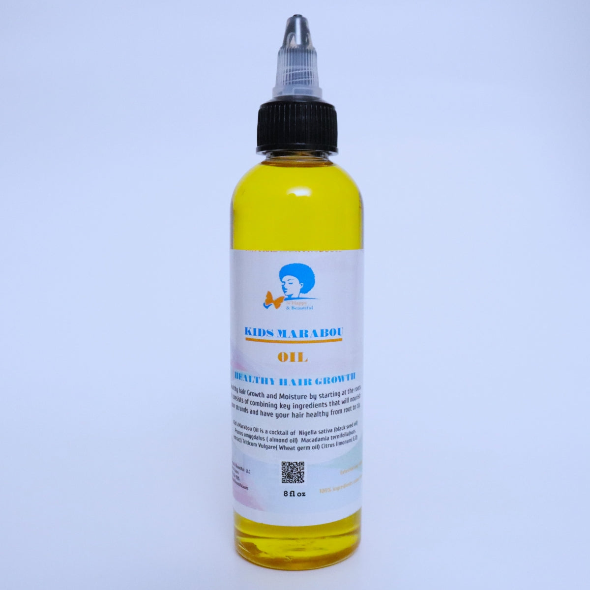 KIDS MARABOU / MOISTURIZING & GROWTH OIL / 4 OZ BOTTLES