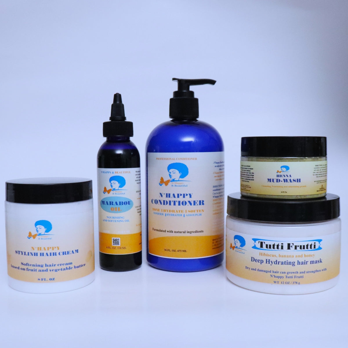 Choublak set / 5 Pieces of natural hair care products