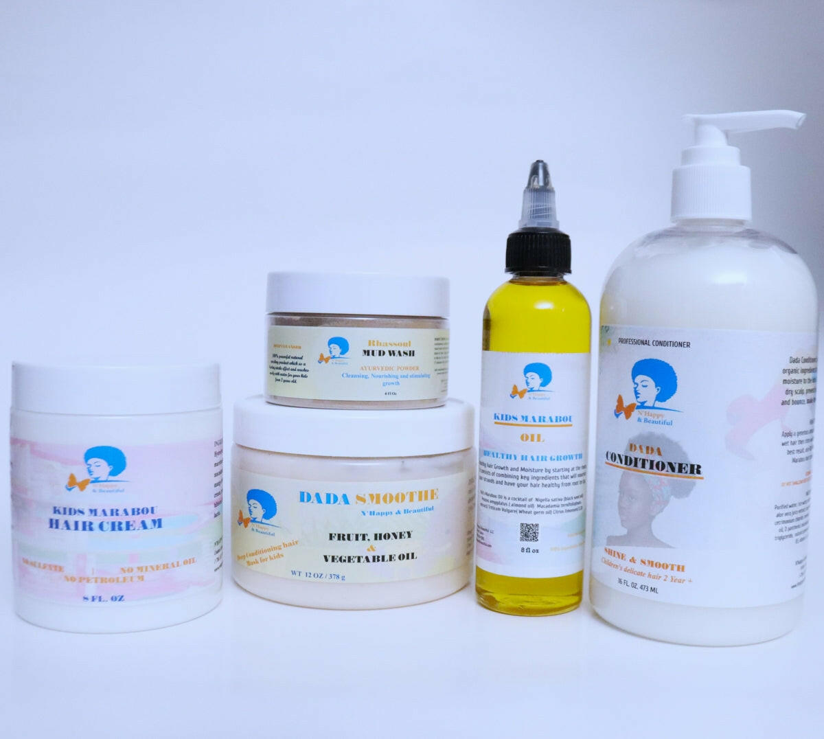 Noedjie set Kids natural & Organic bundle Wholesale / Private Label / 5 pieces.