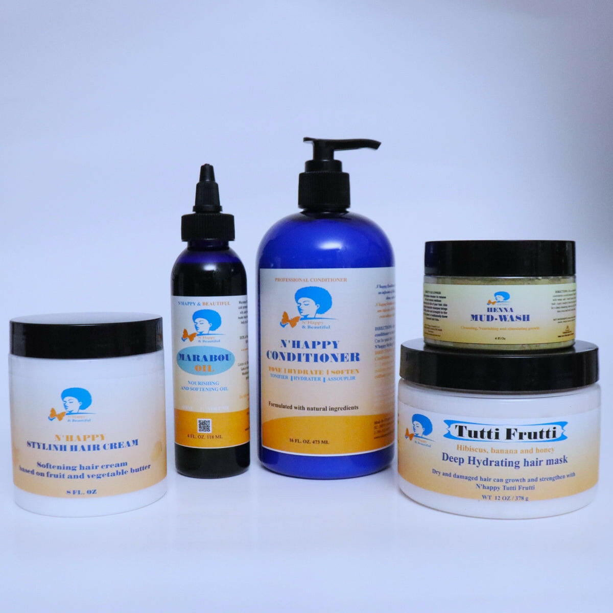 Choublak set /Wholesale / 10 set / 5 Pieces of natural hair care products